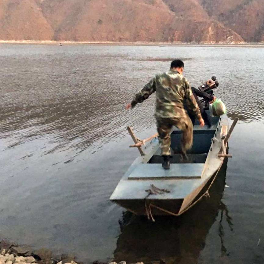 This missionary often comes dangerously close to North Korean border guards while dropping gospel-printed balloons in the river bordering North Korea.