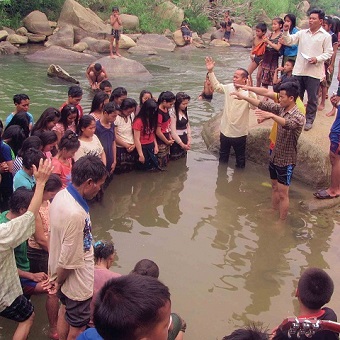 Public evangelism is prohibited in Laos.