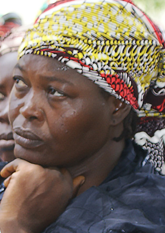 A woman from Yobe state in Nigeria was part of a group of Christians who received help from VOM after their village was attacked last year.