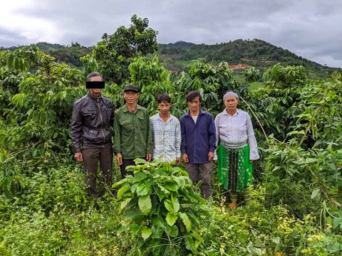 One of 13 Hmong families in Vietnam recently pushed out of their village after being beaten and having their land confiscated.