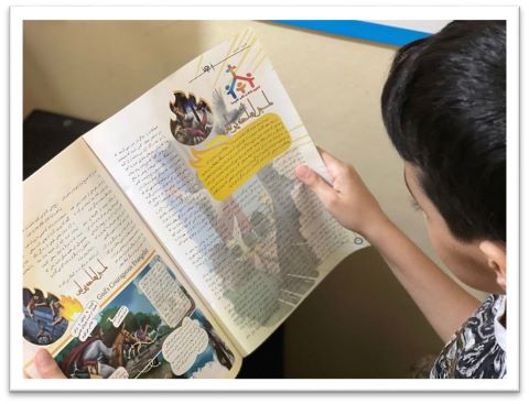 A young boy in Iran used a VOM-supported Christian magazine to share the gospel with his family.