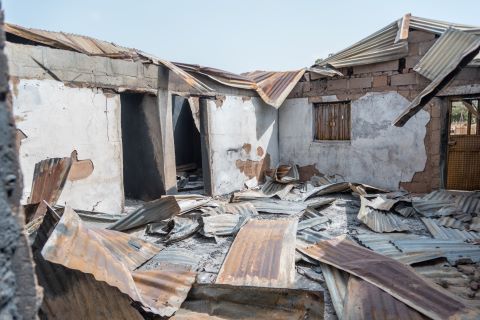 Last month, Islamists in Nigeria's Plateau state destroyed more than 200 homes and churches, like the one pictured here.