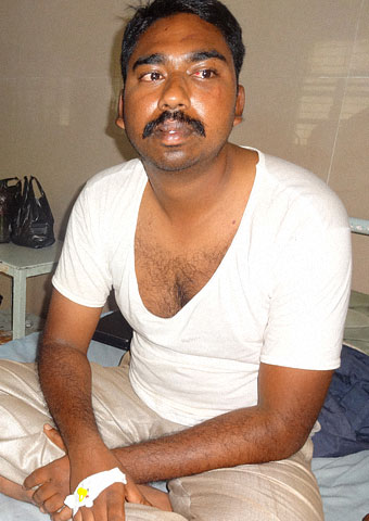 Pastor "Arul" had two ribs broken and was hospitalized following an attack by radical Hindus on March 15 while he was leading a church service in India.