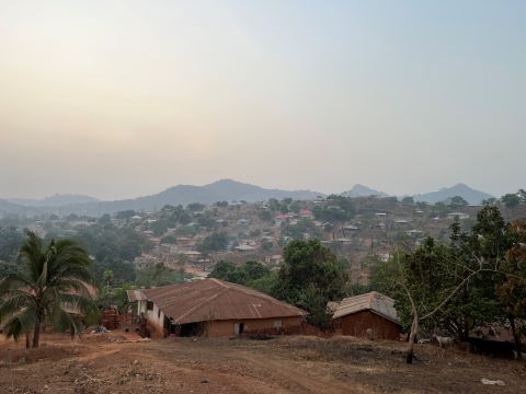 A village in Sierra Leone