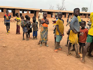 Children at a CAR camp for Internally Displaced People