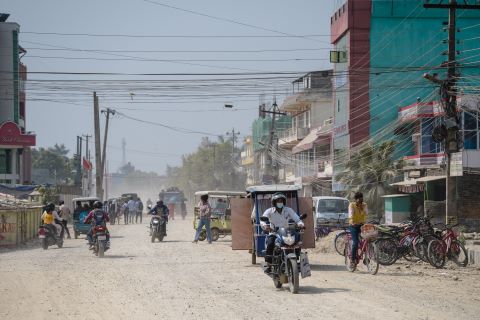 Jitendra must earn his living as a driver-for-hire.