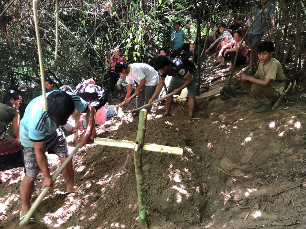 In Laos, many villages will not permit Christians to bury their dead in local cemeteries.