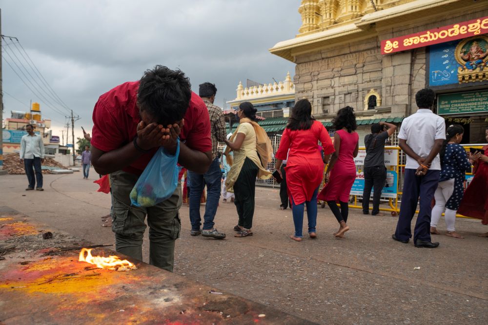 Basavaraj and his family refused to perform idol worship in the local Hindu temple.